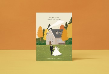 관련 상품 DEAR. FEBRUARY  가을 청첩장