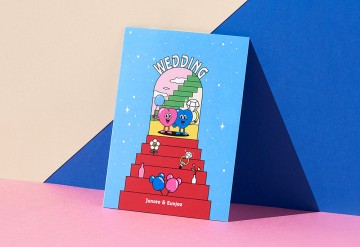 관련 상품 행복한 결혼식 청첩장