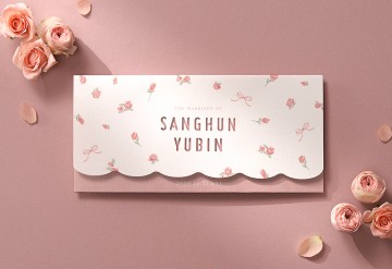 관련 상품 로즈플라워 청첩장